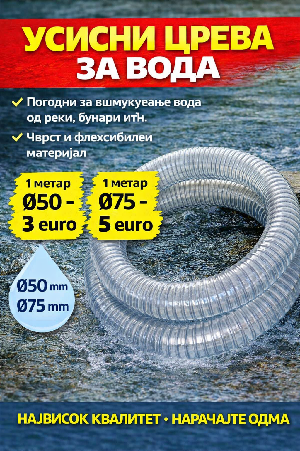 ф50  3euro & ф75 5euro